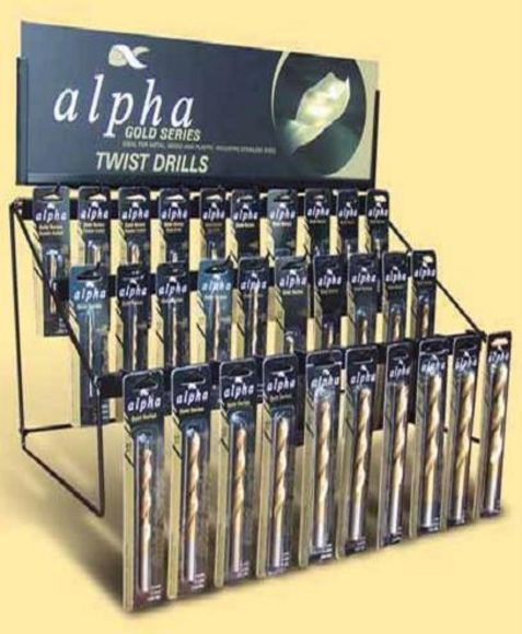 Alpha Metric Carded Drill Display