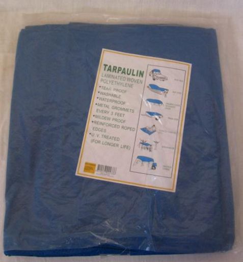 Poly Tarps and Elastic Straps